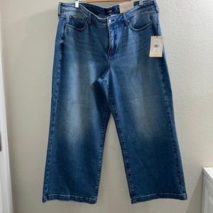 NYDJ Teresa Wide Leg Ankle 1” Hem in Primland sz 16W MSRP 109.00